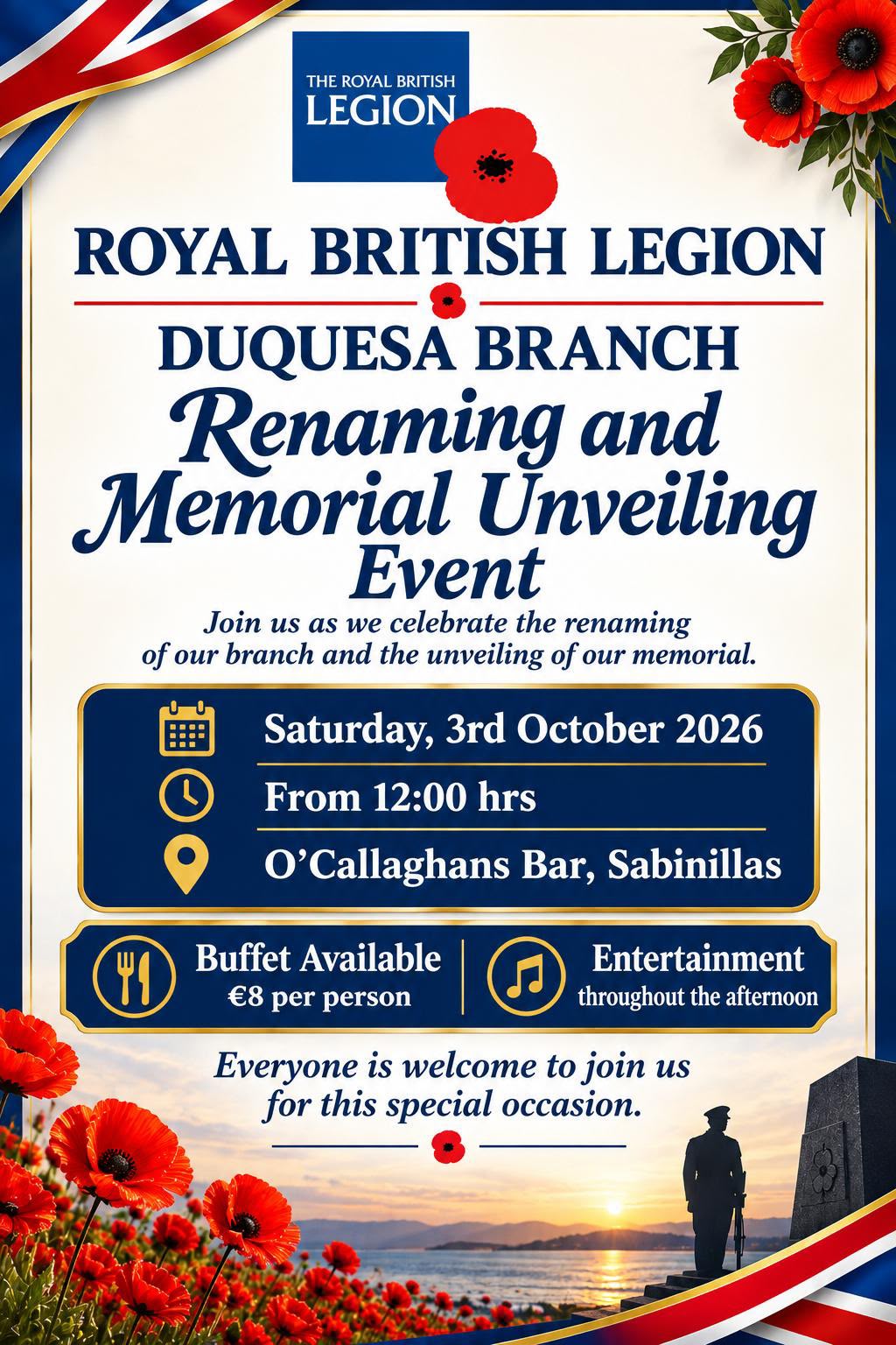 Branch Memorial Unveiling and Branch Renaming