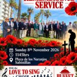 Royal British Legion Manilva - Remembrance Sunday 2026